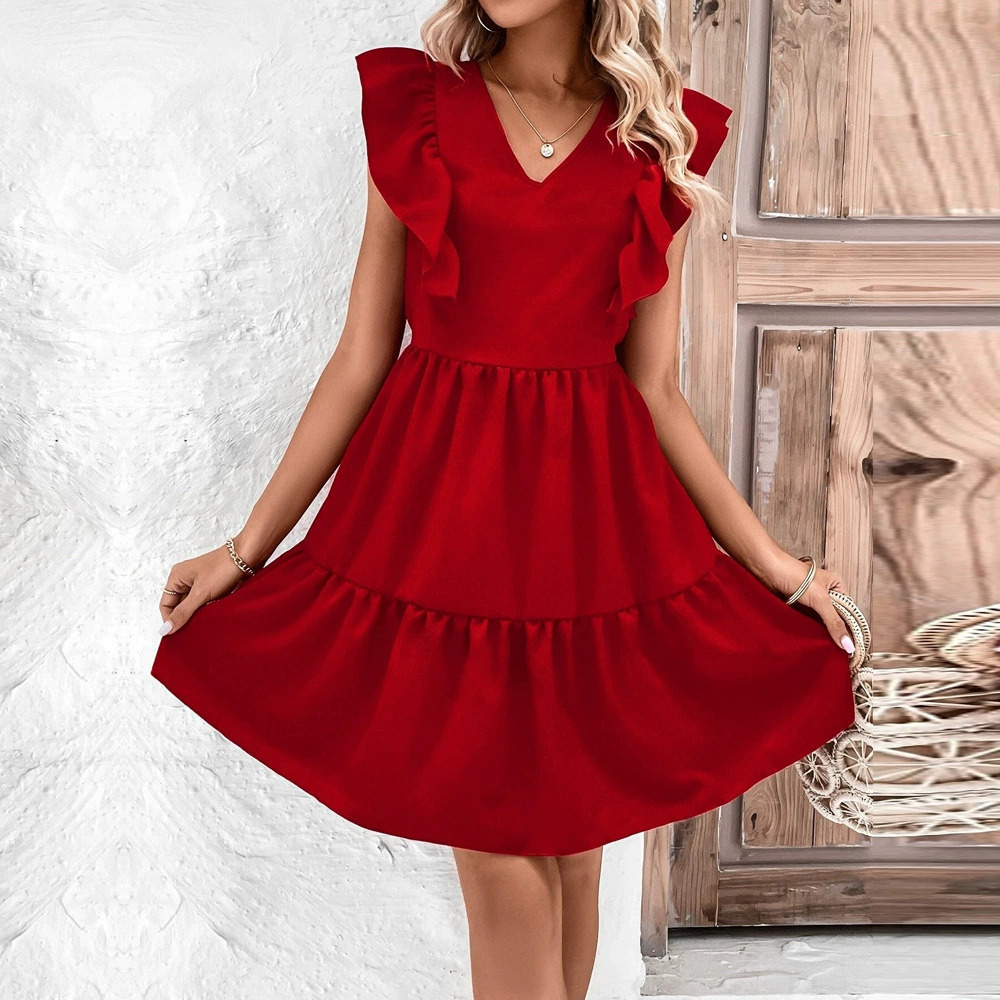 ZARA Sexy Summer Backless Sleeveless Flared Dress with Cinched Waist - Picture 4 of 6